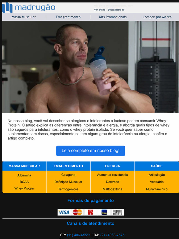 Alérgicos e intolerantes à lactose podem consumir Whey Protein?