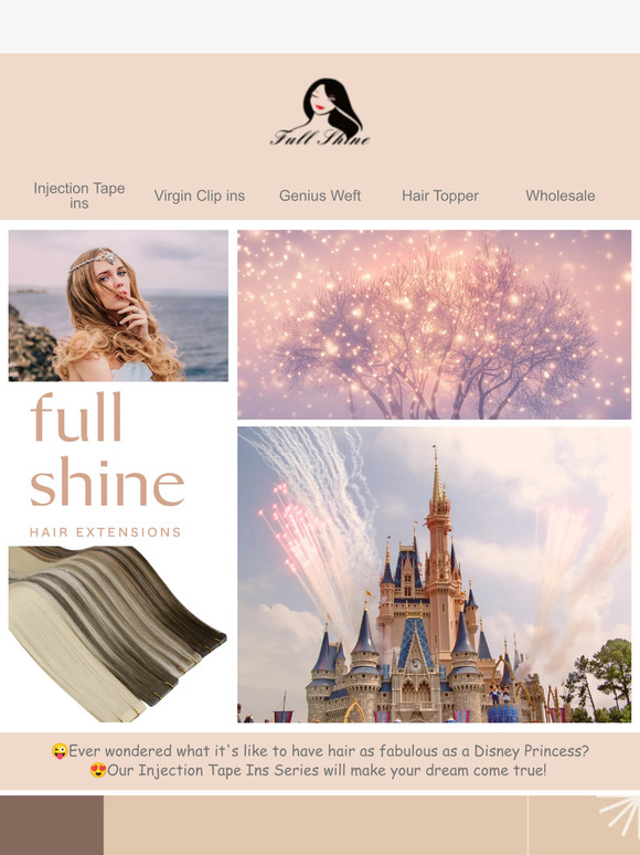 Full Shine Hair: Transform Into a Disney Princess with Our Injection ...