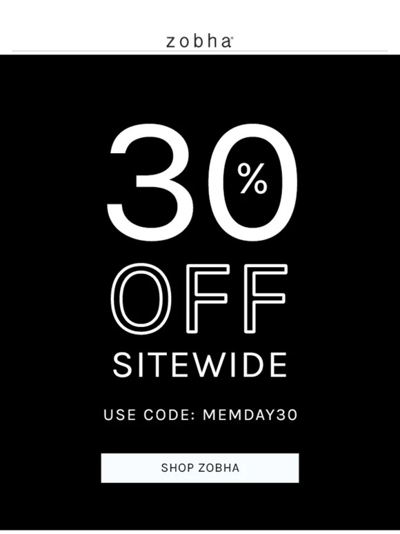 NEW DEAL: 30% OFF