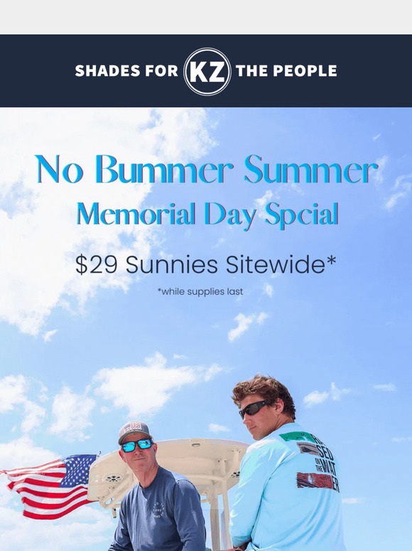 No Bummer Summer - Memorial Day Special