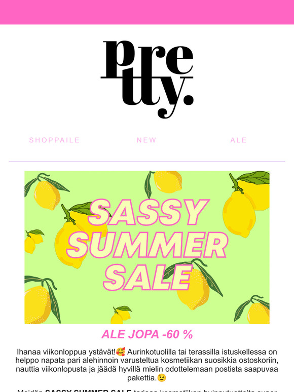 SASSY SUMMER SALE🍋😍✨