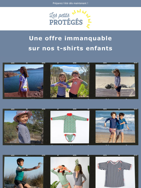 -30% sur tous nos t-shirts enfants !