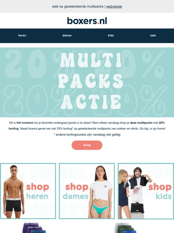 shop nu met 20% korting 🔥