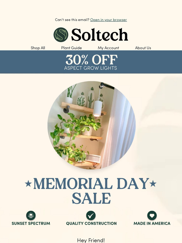 🌟 Our Best Deal Ever! 30% OFF Aspect Grow Lights – Ends Tomorrow!