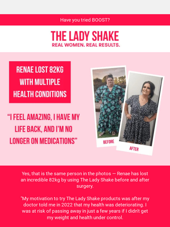 The Lady Shake Your jaw will drop when you see Renae's weight loss! 😮