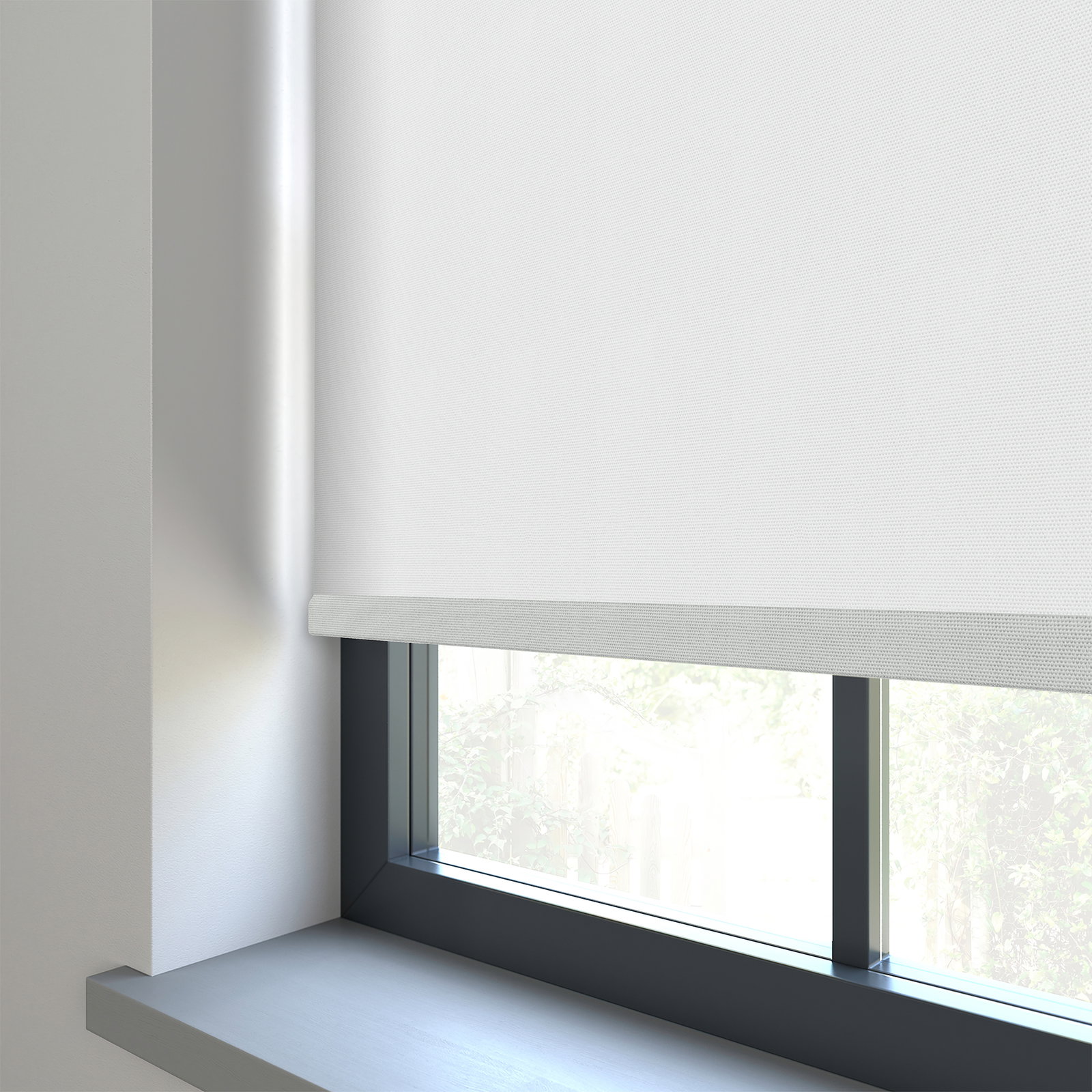 Image of Baseline - Rolgordijn Wit