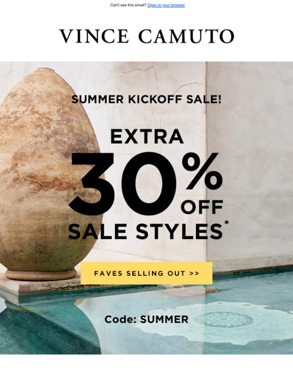 Extra 30% OFF Sales Styles