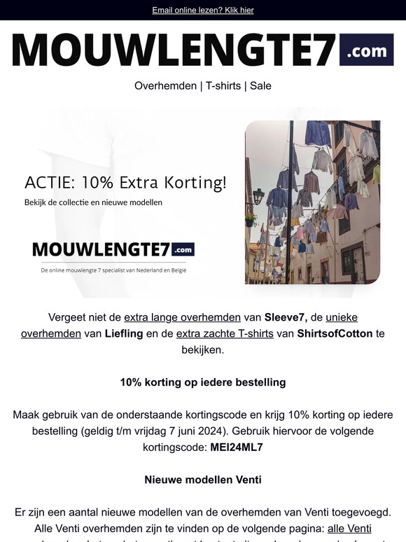 ACTIE! Maak gebruik van 10% extra korting!