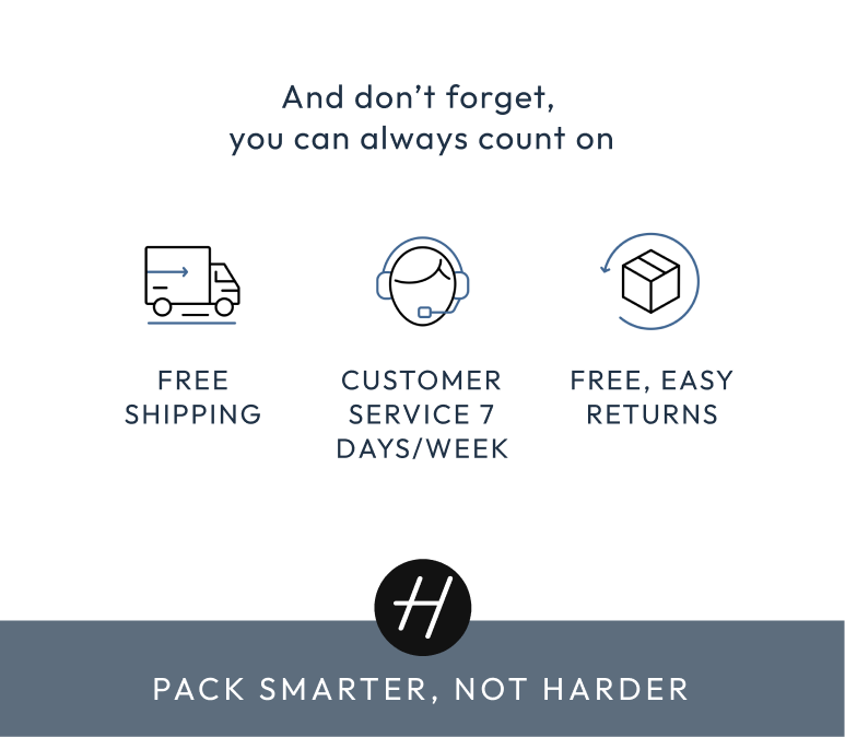 You can always count on free shipping and stellar customer service.