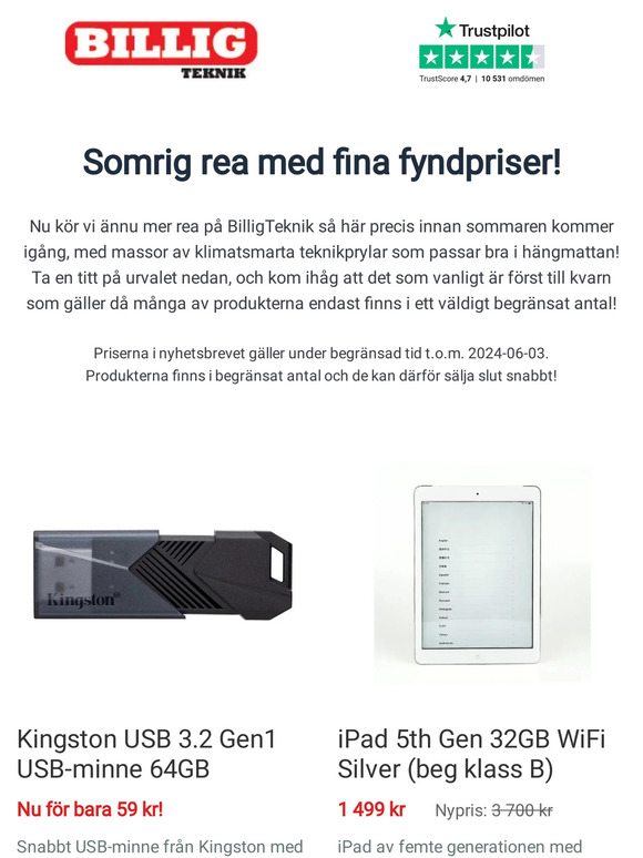 Kolla in våra reapriser inför sommaren!