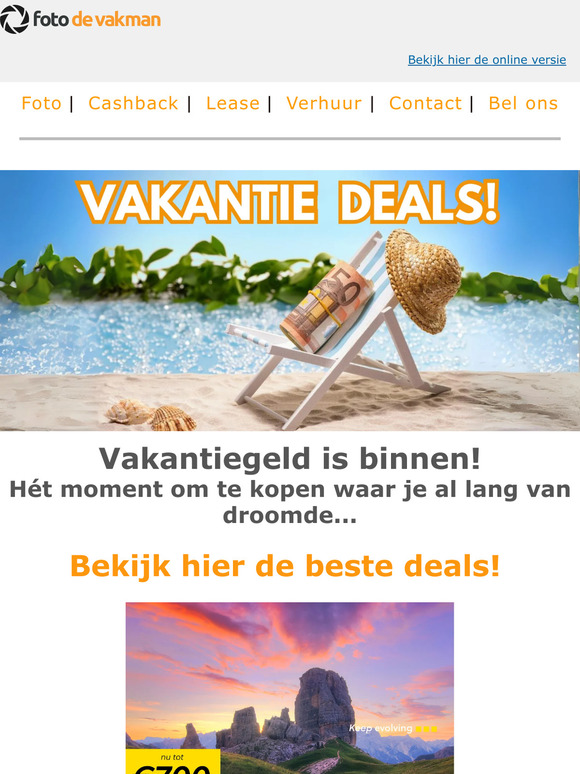 De beste bestemming voor je vakantiegeld!