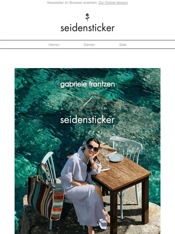 Seidensticker x Gabriele Frantzen: Der perfekte Beach Look für den Sommer