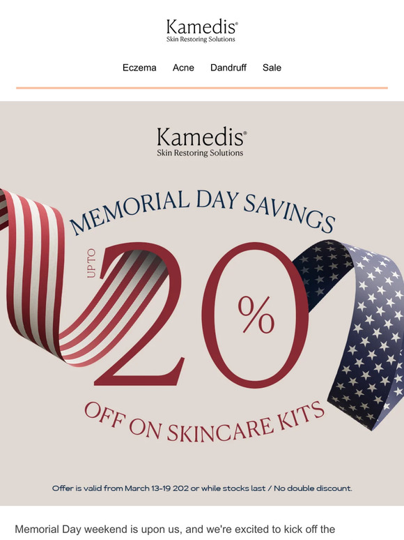 Memorial Day Savings Are Here!