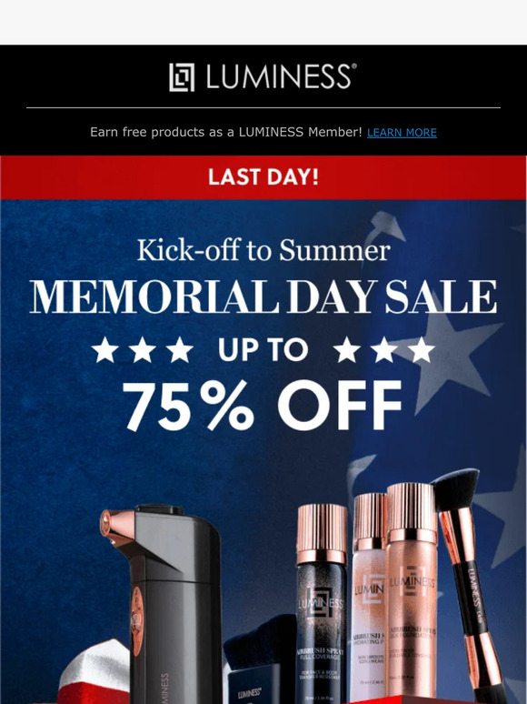HURRY! Last chance for up to 75% OFF!