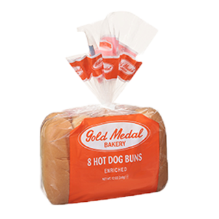 8-ct. bag of Gold Medal hot dog buns