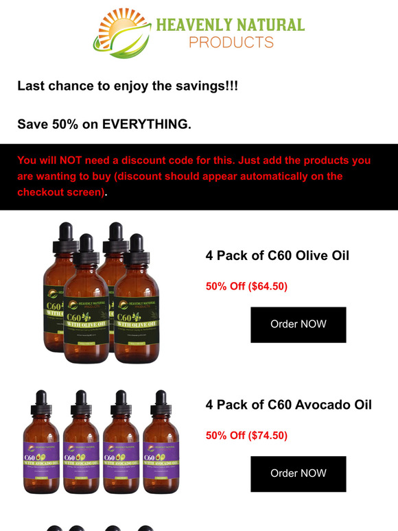 Last Chance to enjoy 50% OFF