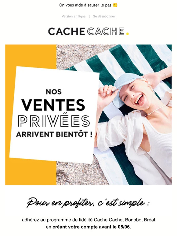 Envie d’accéder à nos Ventes Privées ?