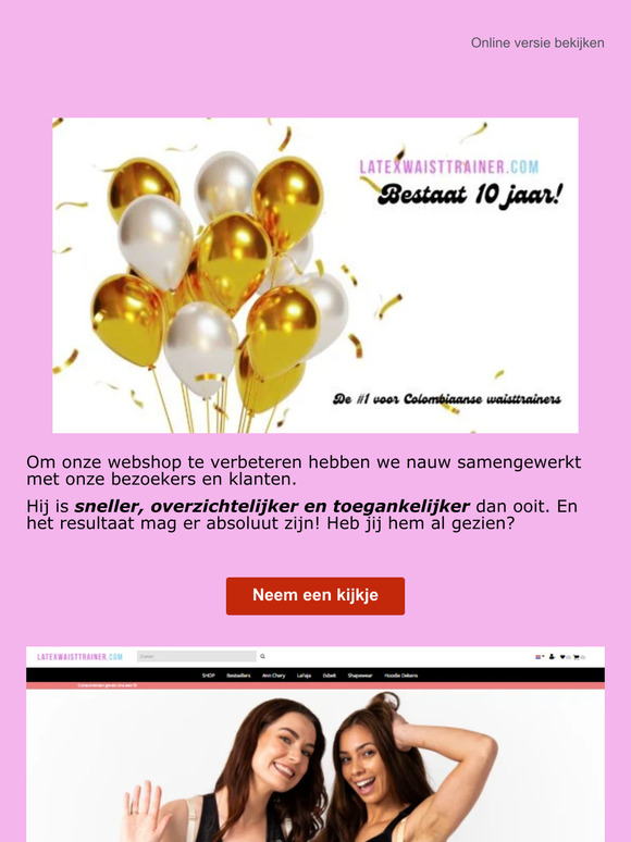 Heb jij onze nieuwe webshop al gezien?