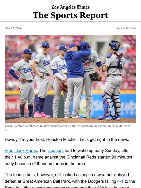 Dodgers Losing Their Grip? The Sports Report: Nl West Lead Shrinks After Angels Defeat - ih1nnlz