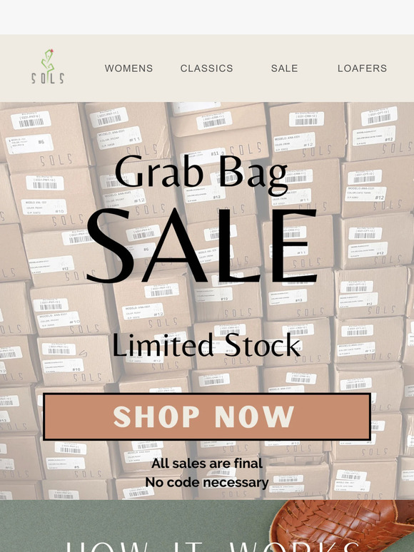 🎉The best Deal for the LAST DAY! Grab bags NOW LIVE!