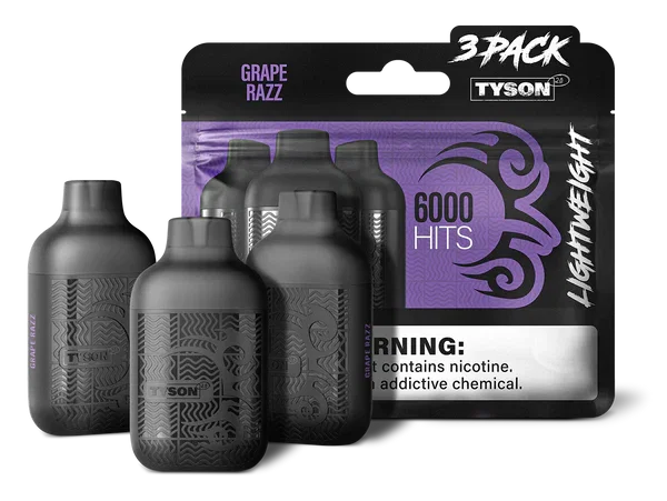 Tyson:  Unveiling the New Tyson 3-Pack Lightweight Vape at $18  pure  vaping bliss at a steal! | Milled