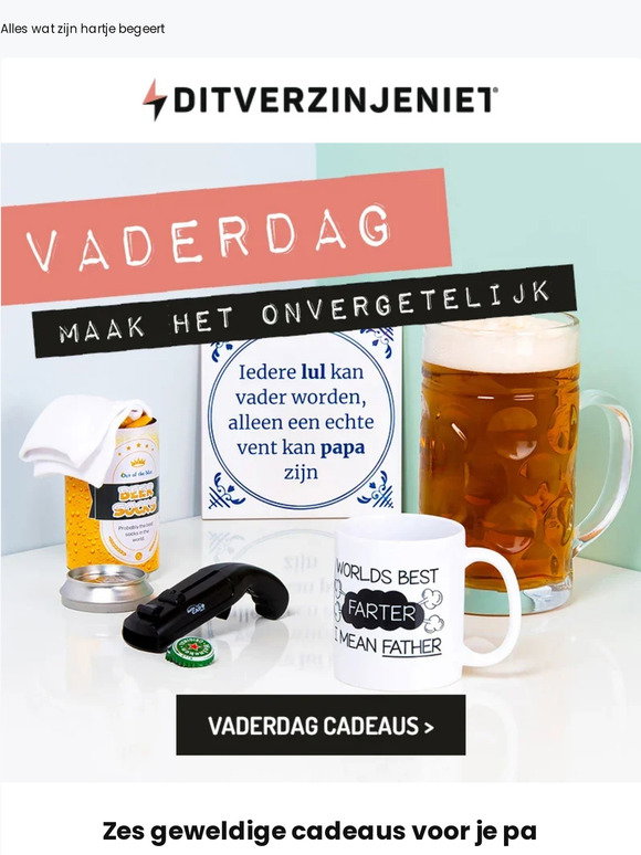 Ditverzinjeniet.nl: Dit zijn onze leukste cadeaus voor mannen 👨 | Milled