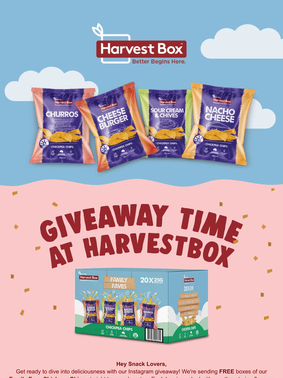 Win FREE Family Fave Chickpea Chips
