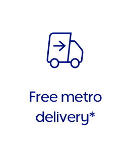 Free metro delivery*