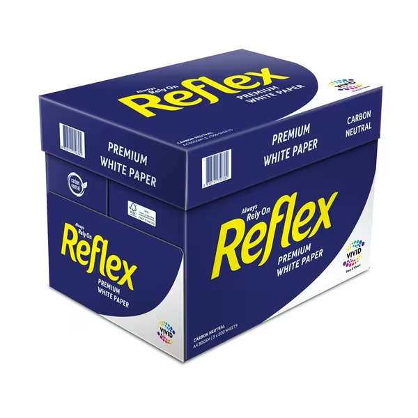 Reflex A4 Copy Paper 5 Ream Carton