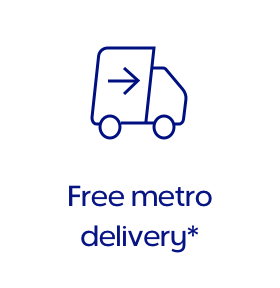 Free metro delivery*