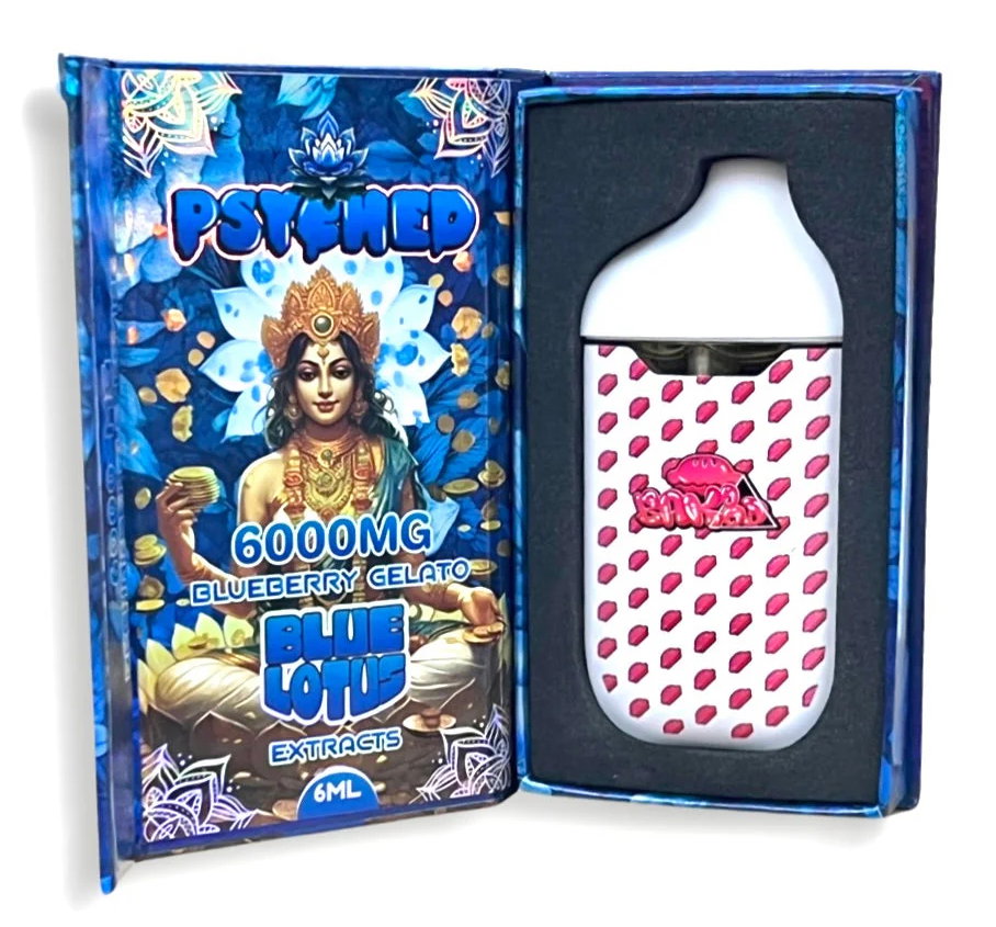 Third Eye Smoke Shop: 🌟 New Sizes Alert: PSYCHED - Blue Lotus Extract  6000mg Disposable! 🌟