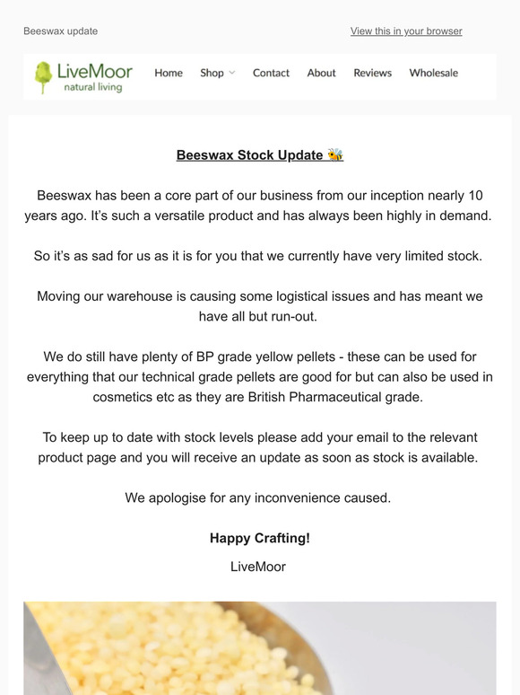 Beeswax Stock Update 🐝