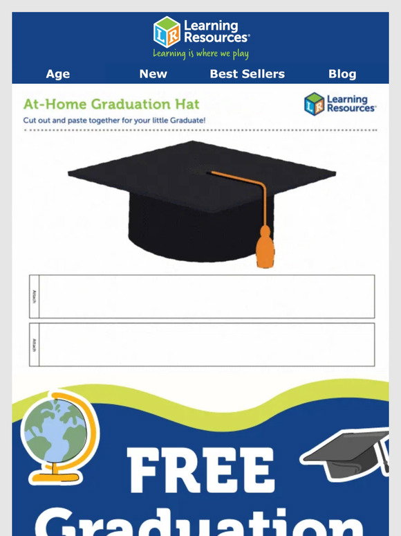 Learning Resources: Celebrate Graduation with Printable Cutouts and ...