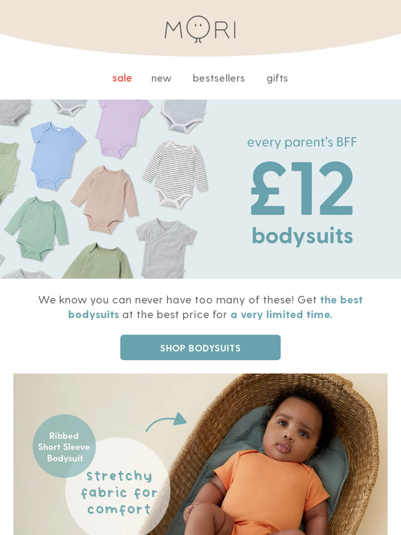 Baby Mori: The best bodysuits around - just £12 | Milled