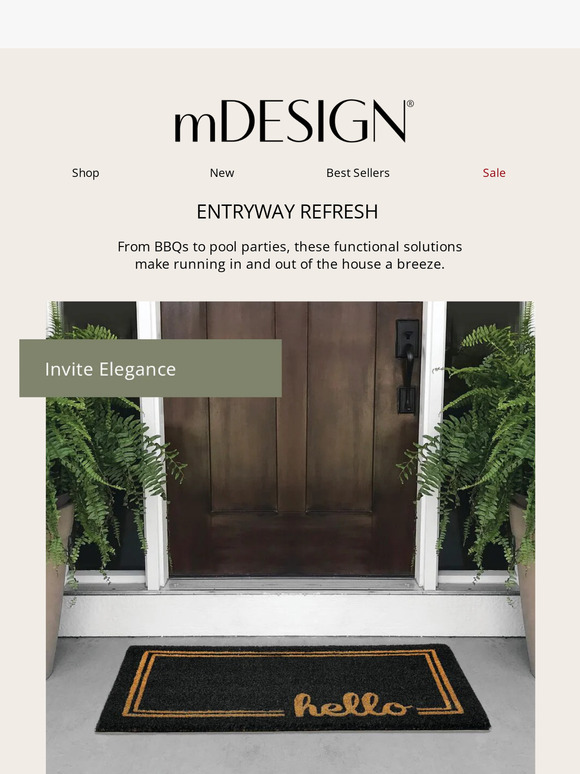 Transform your entryway with smart solutions🌿
