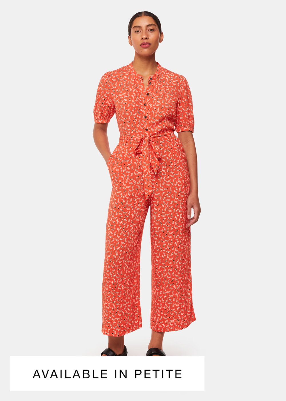 Micro Floral Jumpsuit