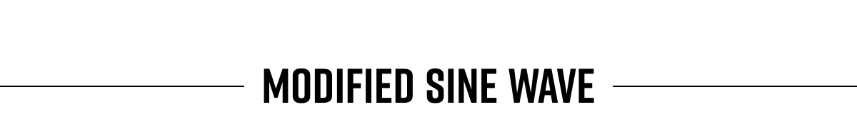 Modified Sine Wave