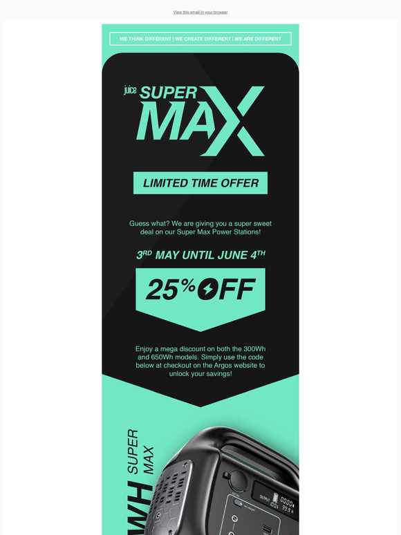 LIMITED TIME OFFER ON POWER STATIONS!