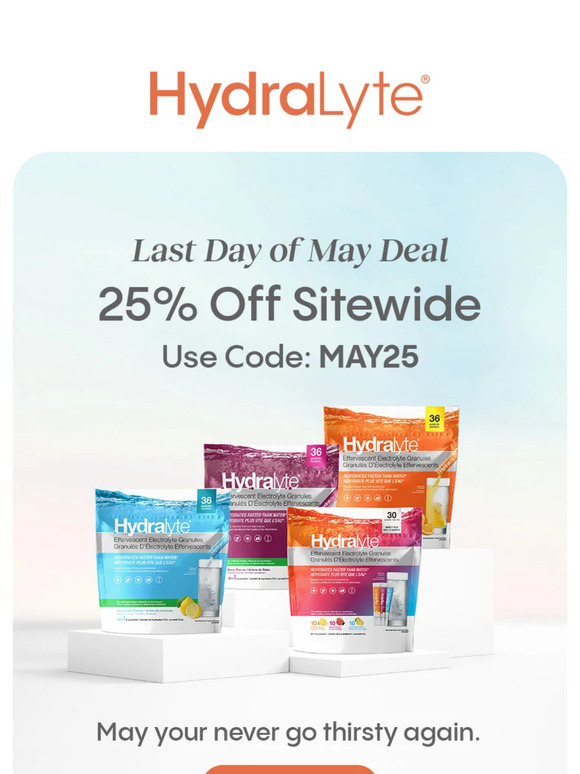 Last Day of May Deal!