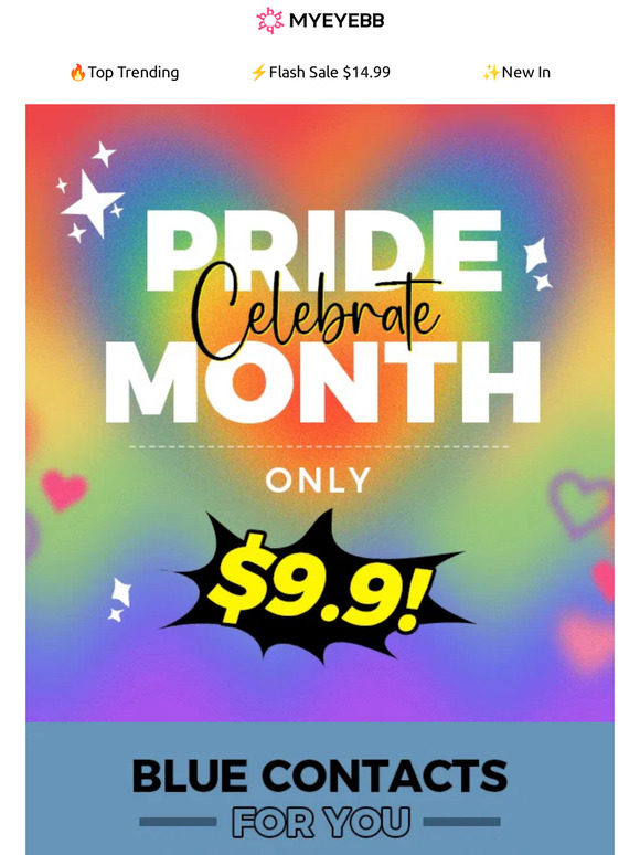 Celebrate Pride Month! Only $9.9! 🤩
