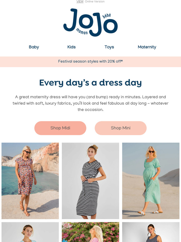 Jojo Maman Bebe Email Newsletters Shop Sales, Discounts, and Coupon Codes