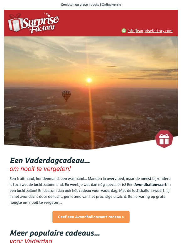 Een Avondballonvaart voor papa 🤩