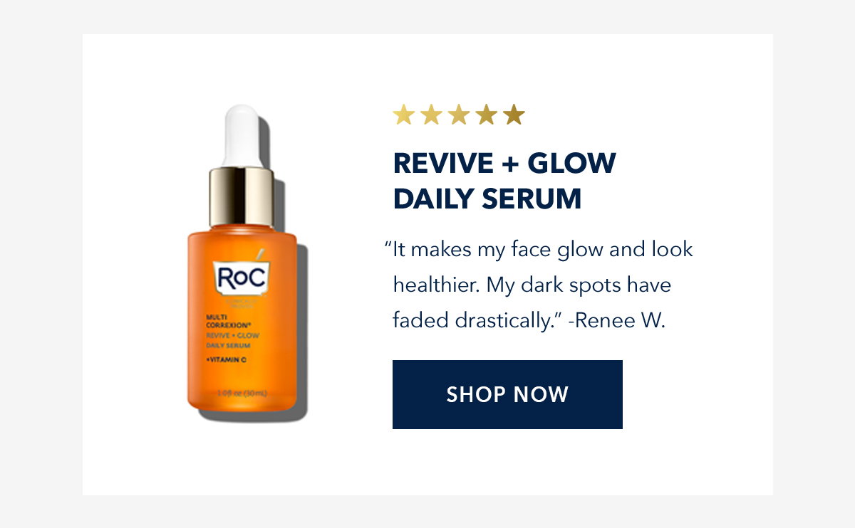 REVIVE + GLOW DAILY SERUM | SHOP NOW