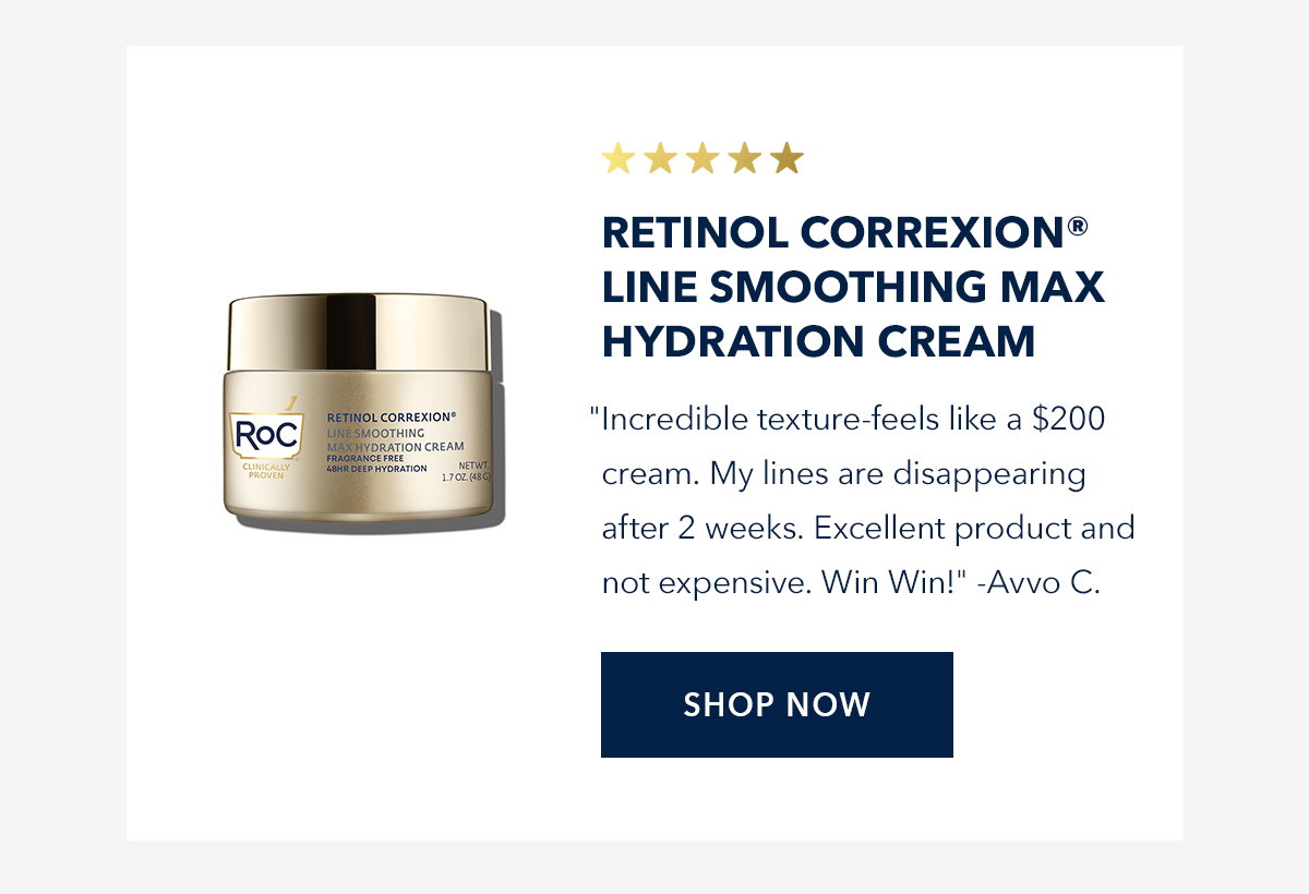 RETINOL CORREXION LINE SMOOTHING MAX HYDRATION CREAM | SHOP NOW