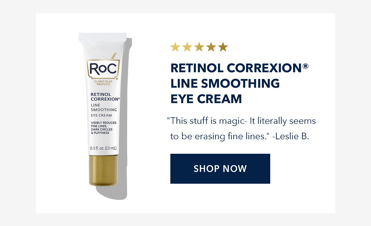 RETINOL CORREXION LINE SMOOTHING EYE CREAM | SHOP NOW