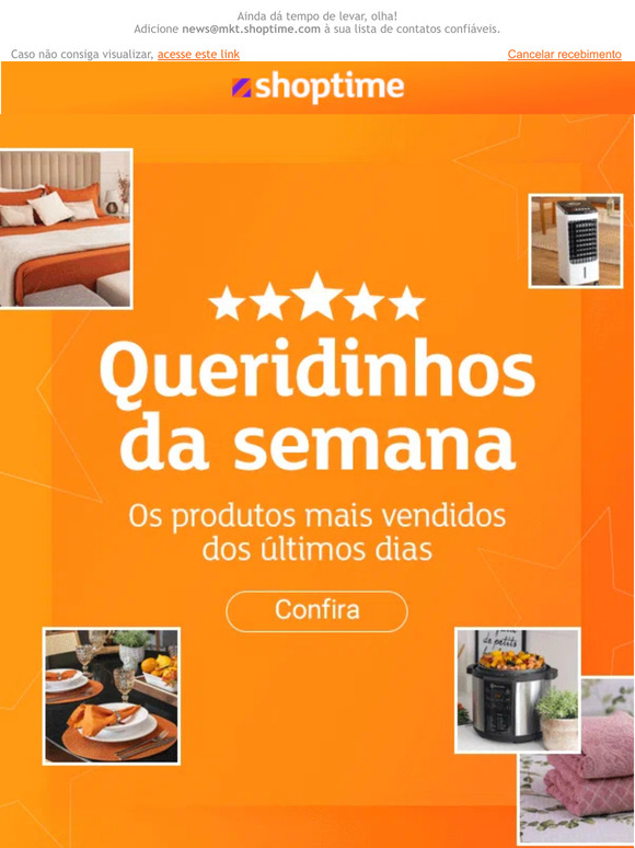 Os mais vendidos da semana 📦
