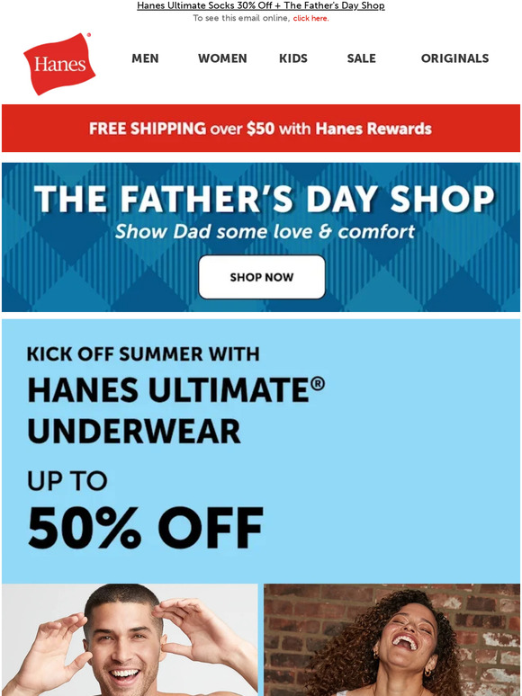 Hanes Email Newsletters Shop Sales, Discounts, and Coupon Codes