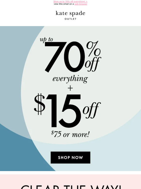 Kate Spade New York Email Newsletters Shop Sales, Discounts, and