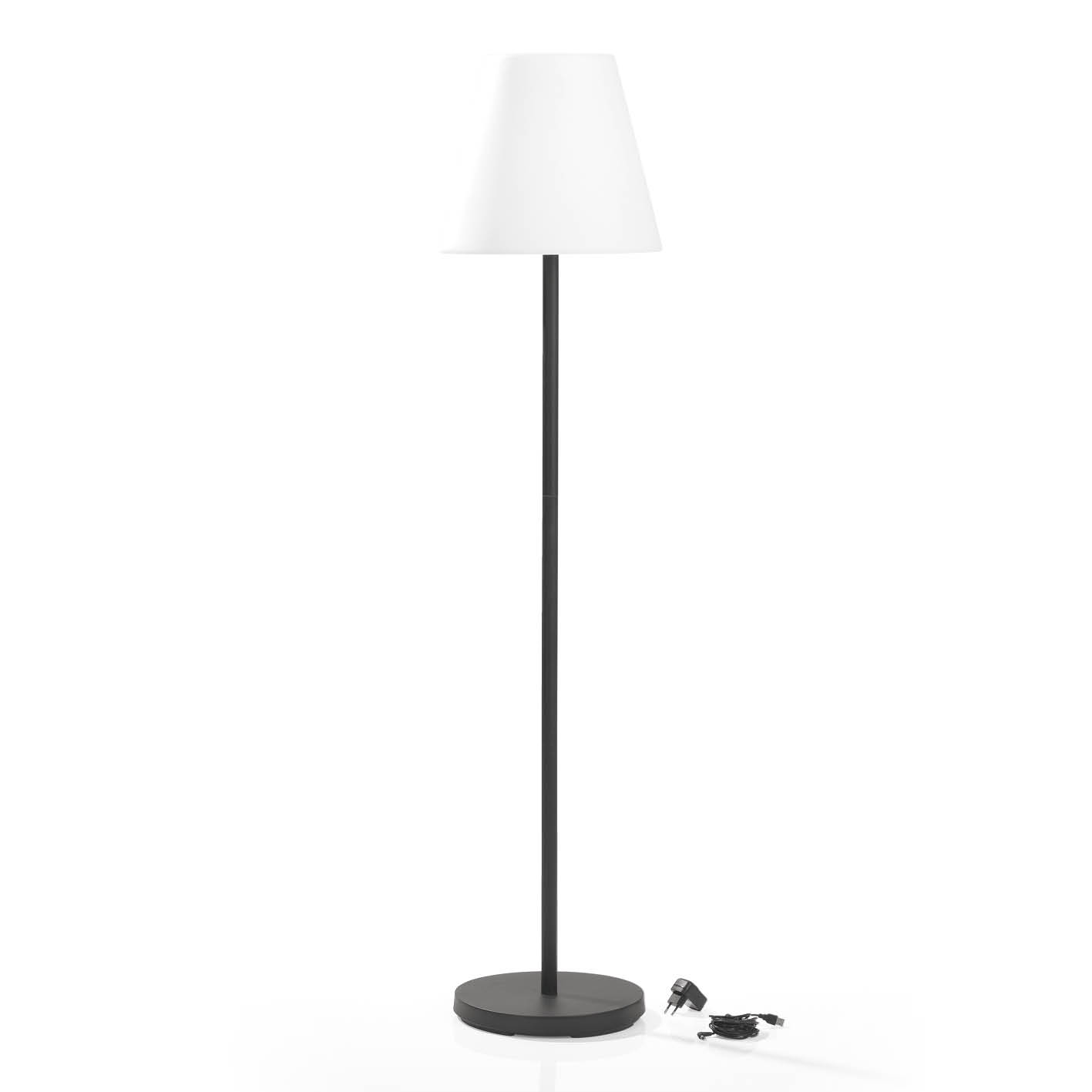 Hoberg Solar-Stehlampe - 3-fach höhenverstellbar - 3 Helligkeitsstufen