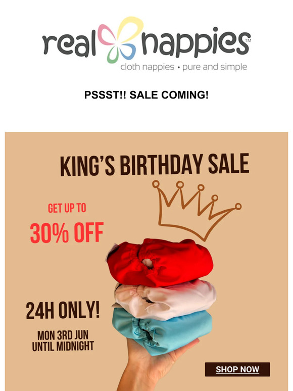 Priority advance notice for you!! King's birthday sale!